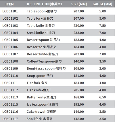 西餐不銹鋼刀叉